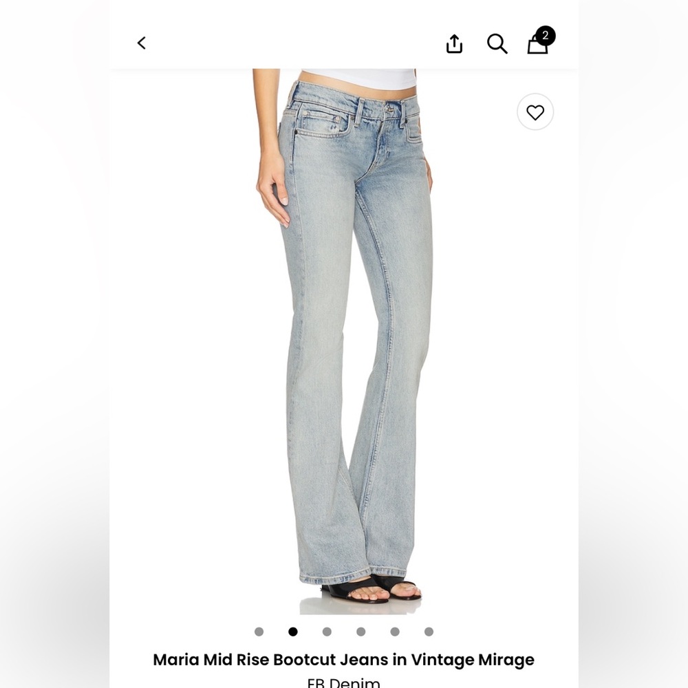EB Denim Vintage Mirage Bootcut Jeans in Light Blue